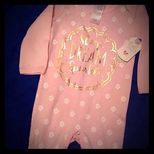 Baby Ganz pink bodysuit size 3 to 9 Month